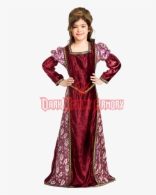 Girls Princess Dress Xl (850x850), Png Download - Medieval Girl In Princess Costume, Transparent Png, Free Download