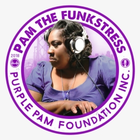 Official Dj Purple Pam - Headphones, HD Png Download, Free Download