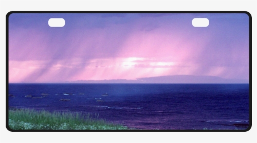 Purple Rain License Plate - Sea, HD Png Download, Free Download