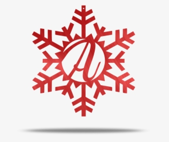 Transparent Red Snowflake Png - Transparent Background Snowflake Clipart, Png Download, Free Download