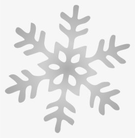 Grey Snowflake Png, Transparent Png, Free Download