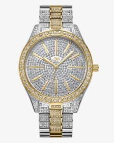 Jbw Cristal J6346d Two Tone Gold Diamond Watch Front - Jbw Watch, HD Png Download, Free Download