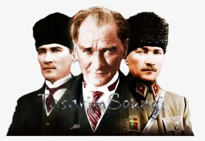Ataturk And Turkish Flag, HD Png Download, Free Download