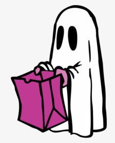 Transparent Shopping Bag Clipart Black And White - Clipart Halloween Trick Or Treat, HD Png Download, Free Download