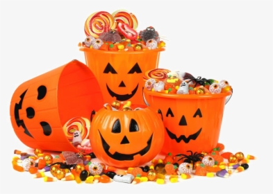 Trick Or Treat Transparent Image - Halloween Candy Bowl Clipart, HD Png Download, Free Download