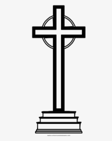 Celtic Cross Coloring Page, HD Png Download, Free Download