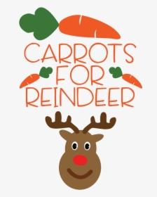 Carrots For Reindeer Svg - Cartoon, HD Png Download, Free Download