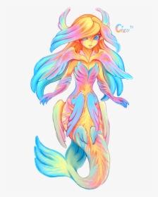 How To Draw A Mermaid Clipart Beautiful Art Ala Carte - Drawing, HD Png Download, Free Download