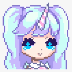 Pixel Anime Girl Search Result Cliparts For Pixel Anime - Pixel Art Anime Girl, HD Png Download, Free Download