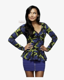 Naya Rivera Png - Santana Glee Season 4, Transparent Png, Free Download