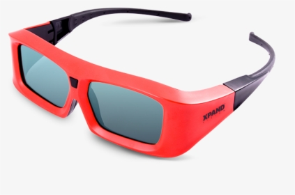 Xpand Cinema 3d Glasses - 3d Glass Red Frame, HD Png Download, Free Download