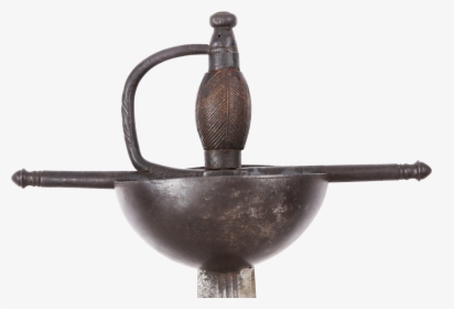 17th Century Caribbean Cup Hilted Broadsword - Antique Tool, HD Png Download, Free Download