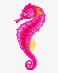 Creatures Clipart Ocean Theme - Transparent Background Seahorse Clipart, HD Png Download, Free Download