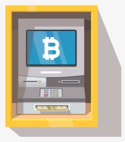 Bitcoin Atm Png - Historia Del Cajero Automático, Transparent Png, Free Download