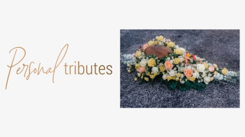Funeral Casket Flowers - Garden Roses, HD Png Download, Free Download