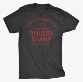 Ping Pong Division Black - Active Shirt, HD Png Download, Free Download