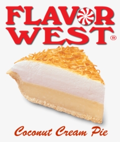 Coconut Cream Pie Concentrate By Flavor West - Cheesecake, HD Png Download, Free Download