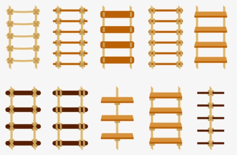 Rope Ladder Vector, HD Png Download, Free Download