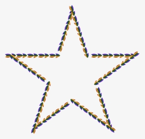 Colorful Direction Star Clip Arts - Poema A La Estrella, HD Png Download, Free Download