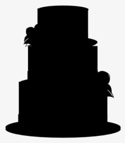 Silhouette Clipart Cake - Clip Art, HD Png Download, Free Download