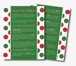 Teach The Children The True Meaning Of Christmas, HD Png Download, Free Download