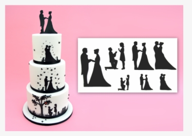 Patchwork Cutters Wedding Silhouette, HD Png Download, Free Download