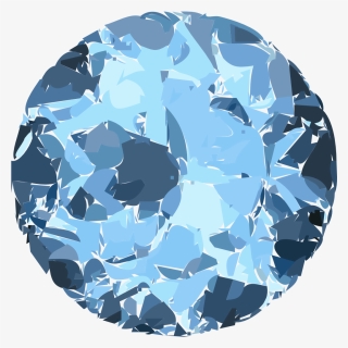 Blue Crystal, Blue, Crystal, Graphic, Hq Photo - Sphere, HD Png Download, Free Download