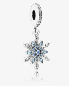 Crystalized Snowflake, Blue Crystals & Clear Cz - Snow Charm Pandora, HD Png Download, Free Download