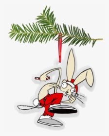 Holiday Bunny Ornament - Illustration, HD Png Download, Free Download