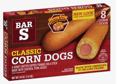 Classic Corn Dogs - Bar S Beef Corn Dogs, HD Png Download, Free Download