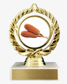Corn Dogs Logo Trophy On Flat White Marble Trophy Schoppy"s - Pancake Award, HD Png Download, Free Download