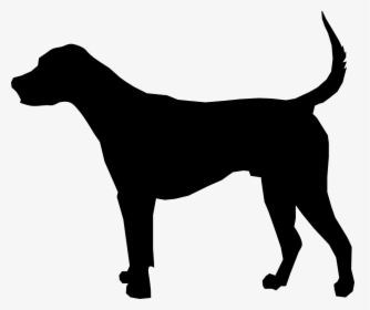 English Foxhound American Foxhound Silhouette Clip - Foxhound Silhouette, HD Png Download, Free Download