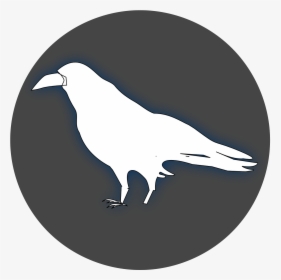 Raven Clip Art White, HD Png Download, Free Download