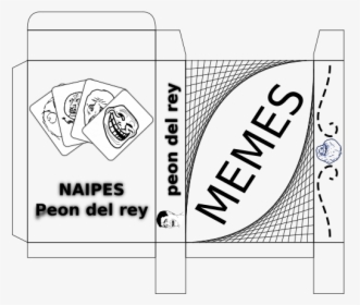 Caja De Naipes De Memes - Caja De Naipes, HD Png Download, Free Download