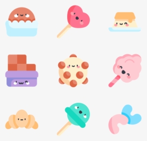 Flaticon Kawaii Candies, HD Png Download, Free Download
