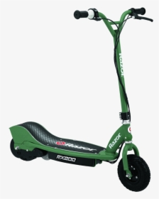 Color Green Electric Scooter - Razor Rx200 Electric Off Road Scooter, HD Png Download, Free Download