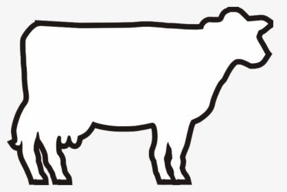 Cow Logo In White, HD Png Download, Free Download