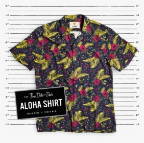 Aloha Tiki Shirt From Three Dots And A Dash - Polo Shirt, HD Png Download, Free Download