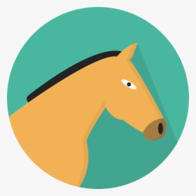 Horse Flat Icon Png, Transparent Png, Free Download