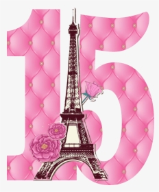 Pink Paris Eiffel Tower, HD Png Download, Free Download