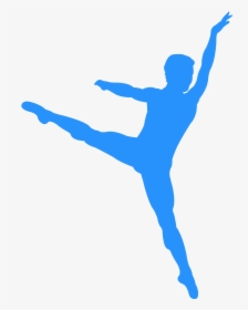 Transparent Male Dancer Silhouette , Transparent Cartoons - Silhouette Male Ballet Dancer, HD Png Download, Free Download