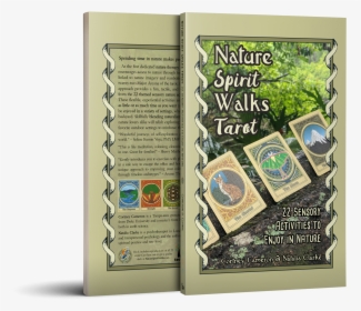 Nature Spirit Walks Tarot Book Mockup - Graphic Design, HD Png Download, Free Download