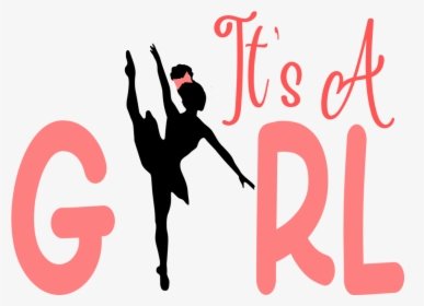 Its An African American Girl Gender Reveal Svg Graphic - Ballet Dancer Silhouette, HD Png Download, Free Download