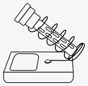Tool Soldering Iron Stand Drawing Coloring Clip Arts - Soldering Iron Holder Drawing, HD Png Download, Free Download