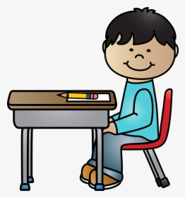 Sit In Chair - Sitting On Chair Clipart, HD Png Download, Free Download