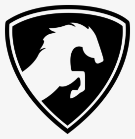 Black Horse Logo Shield, HD Png Download, Free Download