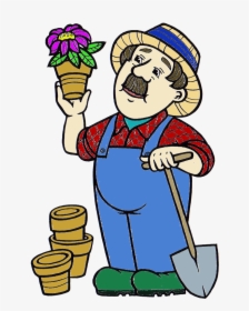 Garden Clipart Hat - Gardener Clipart, HD Png Download, Free Download