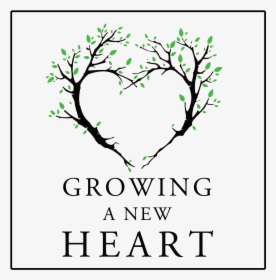 Growing A New Heart - Creative Family Tree Design, HD Png Download, Free Download