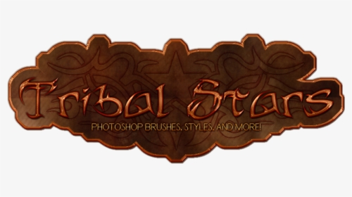 Pd-tribal Stars Photoshop Brushes Styles - Calligraphy, HD Png Download, Free Download