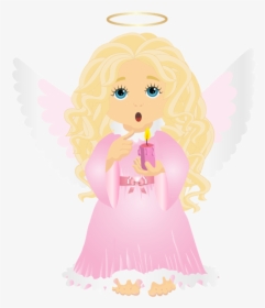 Angel Vector Png - Cute Blonde Angel Clipart, Transparent Png, Free Download